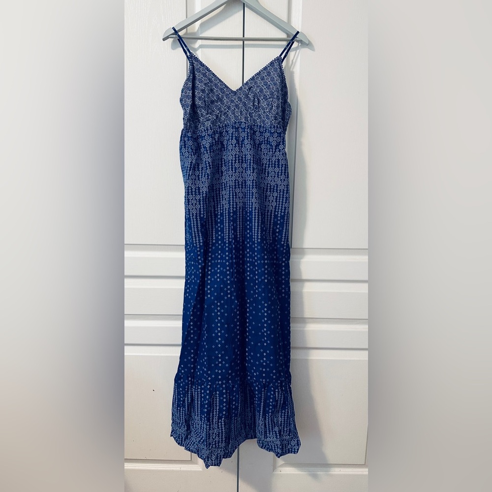 American Eagle Outfitters Navy Blue Maxi Dress, 14